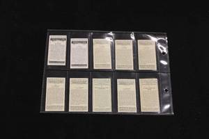 lot 119 image: Vintage Tobacco Soccer Trading Card Lot  10 Cards