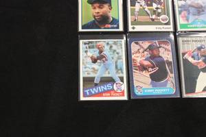 lot 133 image: Kirby Puckett Baseball Card Lot  20 Cards w 1985 Topps Rookie Card