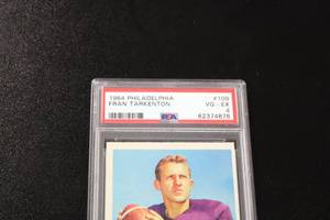 lot 167 image: 1964 Philadelphia Fran Tarkenton #109 PSA 4