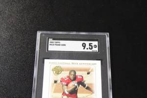 lot 180 image: 2005 Topps Frank Gore #418 Rookie Card SGC 9.5