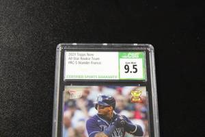 lot 184 image: 2021 Topps Now All Star Rookie Team Wander Franco #RC-5 CSG 9.5