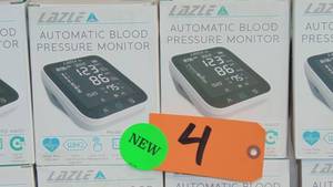 lot 4 image: 12 Pack Lazle Fully Automatic Upper Arm Blood Pressure Monitor JPD-HA101
