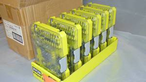 lot 9 image: 6 Pack 48 RYOBI Carry Case Piece Drill and Drive Set 033287212569