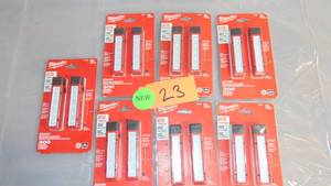 lot 23 image: 7 Packs of 2 Milwaukee 300 Lumens LED Magnetic Flood Light 2 Pack - 2108P    045242751518
