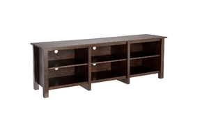 lot 5 image: ROCKPOINT 70inch TV Stand Storage Media Console Entertainment Center,Espresso - 8 Total