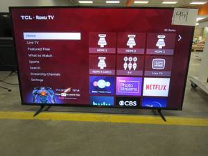 lot 951 image: TCL 55 CLASS 4-SERIES 4K UHD HDR LED SMART ROKU TV - 55S431