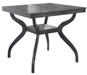 lot 114 image: Isabella Gray Wood Counter Height Table (OPEN BOX)