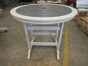 lot 98 image: 48 in Outdoor Bar Height Round Table