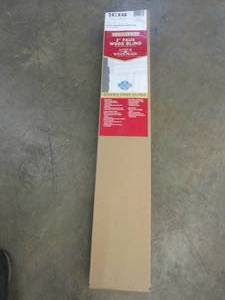 lot 121 image: LOTUS & WINDOWARE Cordless 2 Faux Wood Blind 34.5 Wide x 48 Long, Soft White, Smooth