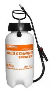 CHAPIN 2 Gal. Poly Industrial Acid Staining Sprayer with Adjustable Poly Nozzle