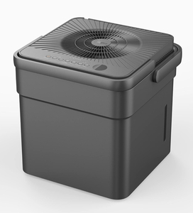 MIDEA Cube Dehumidifier with Pump and Drain Hose - 35 Pint Smart Dehumidifier for Basement and Spaces up to 3,500 Sq. Ft. with Timer, Humidity Control, Energy Star Rated, Washable Filters, Grey
