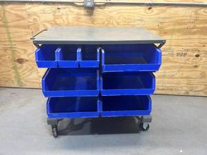 Cart with Parts Bins