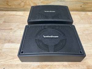 ROCKFORD FOSGATE Lot of 2- PS-8 Punch Single 8 Amplified Loaded Enclosures