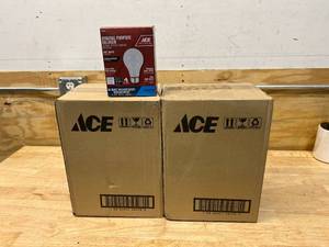 ACE Lot of 2 Cases of- General Purpose Halogen Lightbulbs- Soft White (48 Bulbs per case)