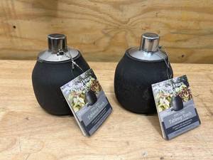 BETTER HOMES & GARDENS Lot of 2- Tabletop Torches