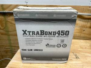 PREMIER BUILDING SOLUTIONS Case of Xtra Bond 450 Neutral Cure Silicone Sealant- Clear (24 tubes)