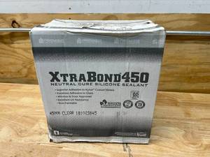 PREMIER BUILDING SOLUTIONS Case of Xtra Bond 450 Neutral Cure Silicone Sealant- Clear (24 tubes)