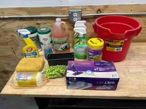 Lot of Cleaning Supplies