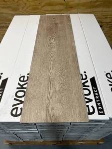 EVOKE Lot of 60 Boxes of Vinyl Plank Flooring in Rowan- (1,329 Sq. Ft.)