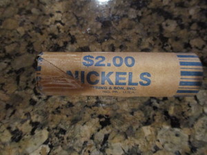 Roll of (40) WWII Jefferson Silver Nickels