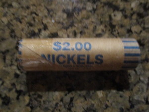 Roll of (40) WWII Jefferson Silver Nickels
