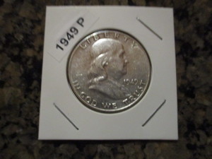 1949-P Franklin Silver Half Dollar