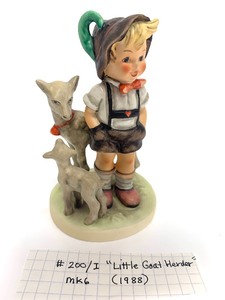 lot 23 image: Mk6 Little Goat Herder Hummel Figurine