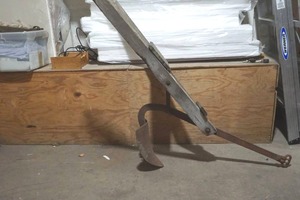 lot 1 image: vintage plow