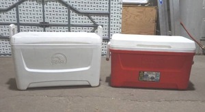 lot 10 image: 2 igloo coolers