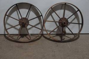 lot 11 image: steel wheels