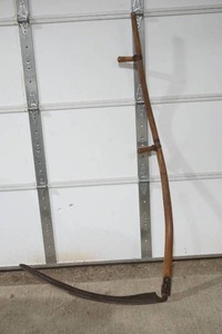 lot 48 image: vintage scythe