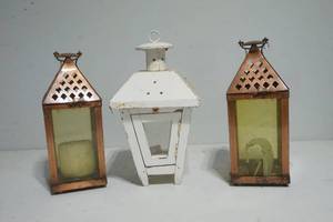 lot 69 image: replica vintage lanterns