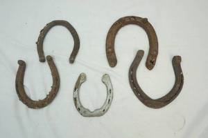 lot 222 image: horse shoes