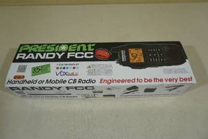 lot 44 image: President Randy FCC Handheld or Mobile CB Radio