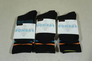 lot 47 image: 3 Pairs Bombas Socks -Size Small