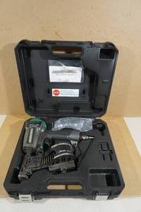 lot 50 image: Masterforce Air Coil Roofing Nailer 34-1-34 Nails