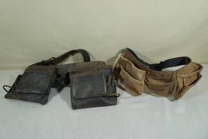 lot 131 image: 2 Leather Tool Belt -Size 34-46