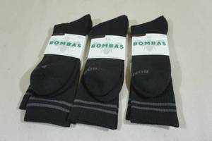 lot 162 image: 3 Pairs Bombas Socks -Size X-Large