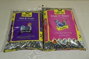 lot 200 image: 2 Bags Better Bird Feed -5lbs Fruit N Berry, 4lbs Nut & Fruit