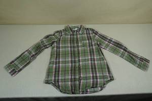 lot 203 image: Childrens Place Button Up Flannel Shirt -Size M 78