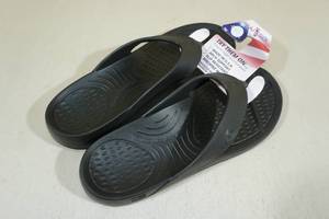 lot 204 image: NuuSol Unisex Sandals -Mens 14, Black