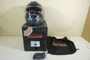 lot 232 image: Daytona DOT Glide Motorcycle Helmet -Large, Gun Metal Gray