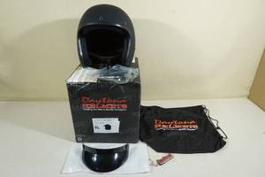 lot 233 image: Daytona DOT Cruiser Motorcycle Helmet -XL, Dull Black