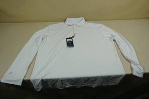 lot 257 image: Ibkul Long Sleeve UPF Polo Shirt -Large