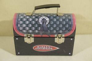 lot 263 image: Harley Davidson Metal Lunch Box