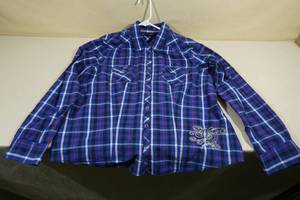 lot 264 image: Harley Davidson Long Sleeve Button Shirt -Womens 1W