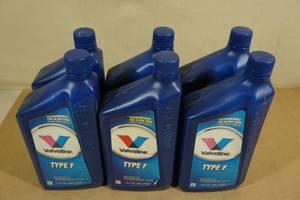 lot 293 image: 6 Quarts Valvoline Type F Automatic Transmission Fluid