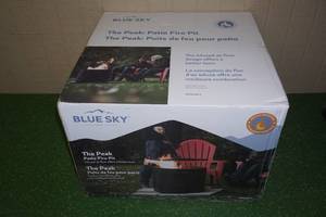 lot 8H image: Blue Sky The Peak Smokeless Patio Fire Pit with Spark Screen
