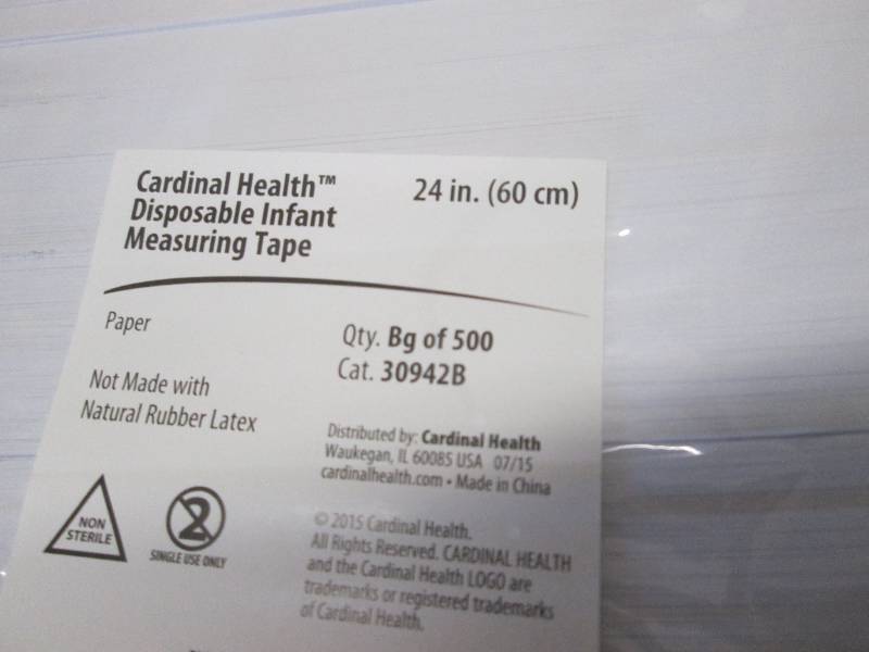 lot 279 image: Box of Disposable Infant Measuring ...