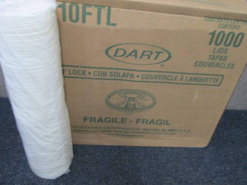 lot 406 image: Dart 10FTL White LiftnLock Lid - ...